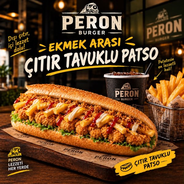 Çıtır Tavuklu Patso